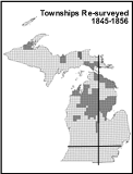 Townships Re-surveyed 1845-1856